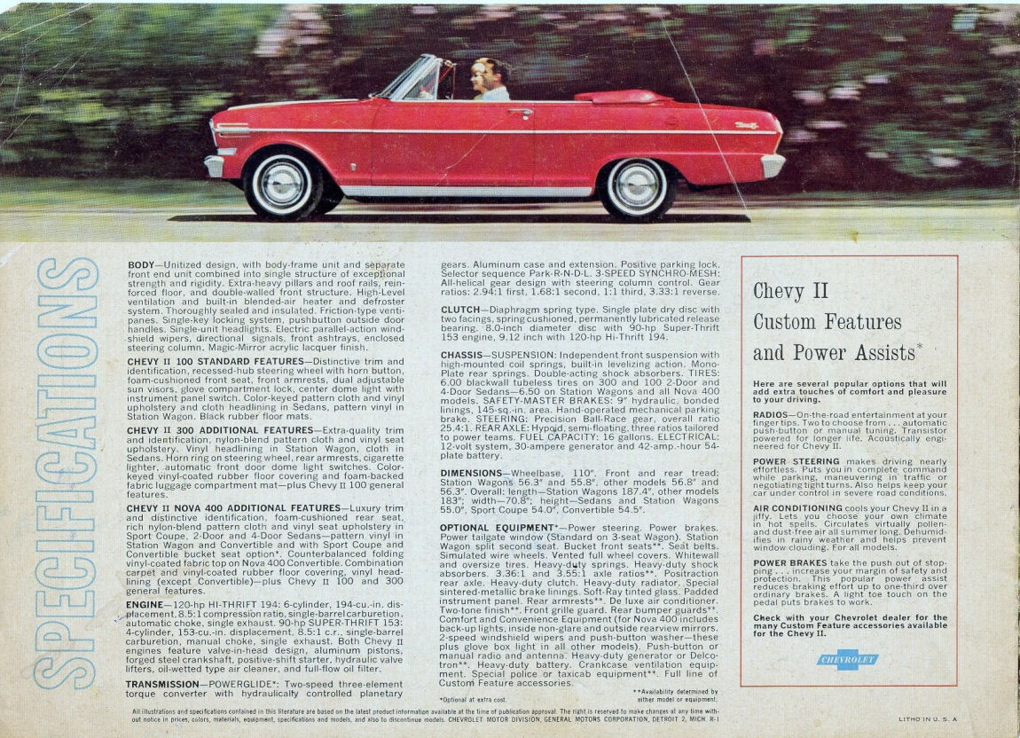 1962 Chevrolet Chevy II Brochure Page 8
